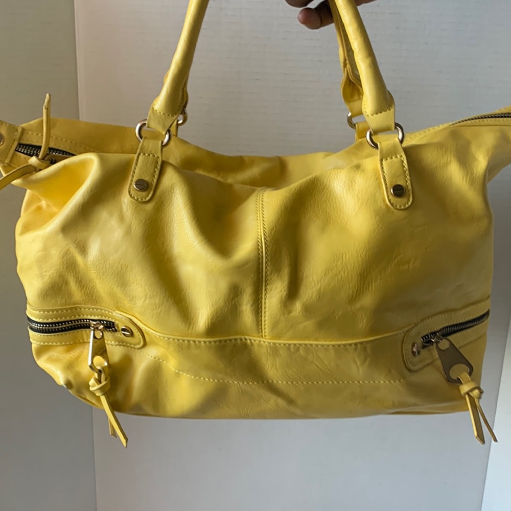 Yellow hang bag